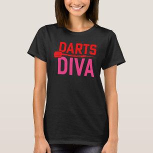 Darts Diva Women Dart Player Dart T-Shirt