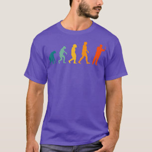 Darts Evolution Retro Dart player Darter T-Shirt