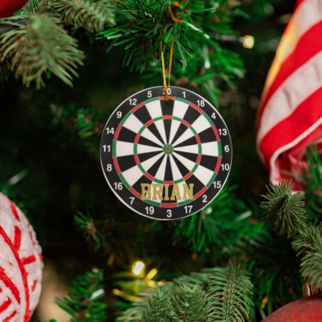 Darts Fan Personalised Ornament (Creator Uploaded)
