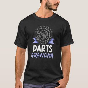 Darts Grandma Hobby Dart Player Lover Grandmother T-Shirt