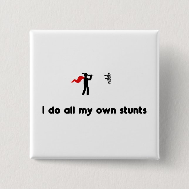 Darts Hero 15 Cm Square Badge (Front)