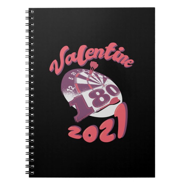 Darts is my Valentine 2021 Notebook (Front)