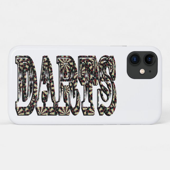 Darts Is The Word, Case-Mate iPhone Case (Back (Horizontal))