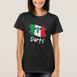Darts Italian Flag Dart Throwing Italy Country Dar T-Shirt