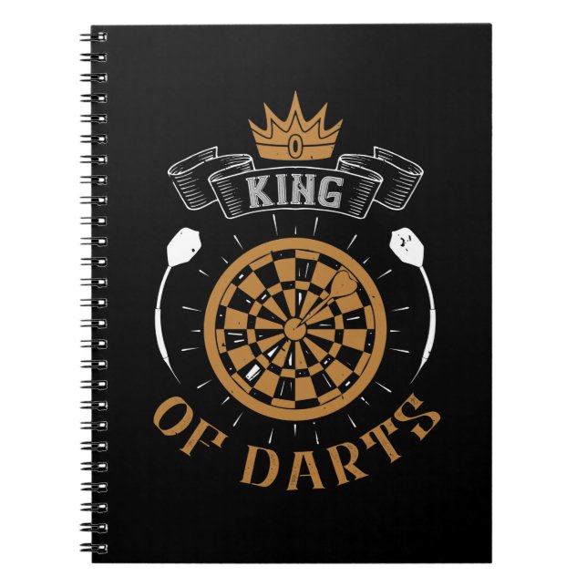 Darts - King Of Darts Notebook (Front)