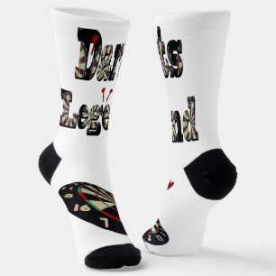 Darts Legend, Full Print Crew Socks