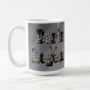 Darts Legend Picture Logo, Coffee Mug