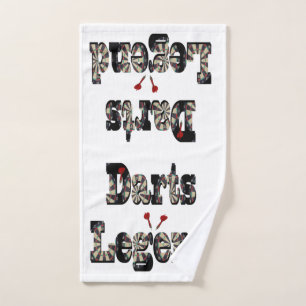 Darts Legend Picture Logo, Hand Towel