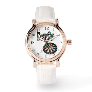 Darts Logo And Dartboard, Watch