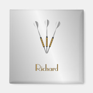 Darts Personalised / Monogram Magnet