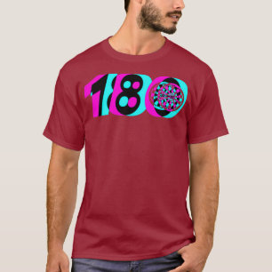 Darts player 180 varporwave darts team outfit T-Shirt