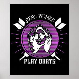 Darts - Real Women Play Darts Poster