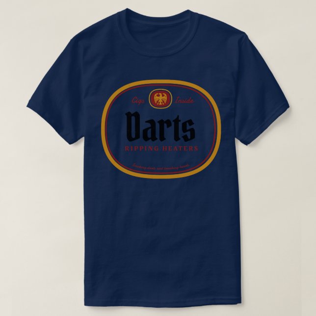 Darts ripping heaters vintage design T-Shirt (Design Front)