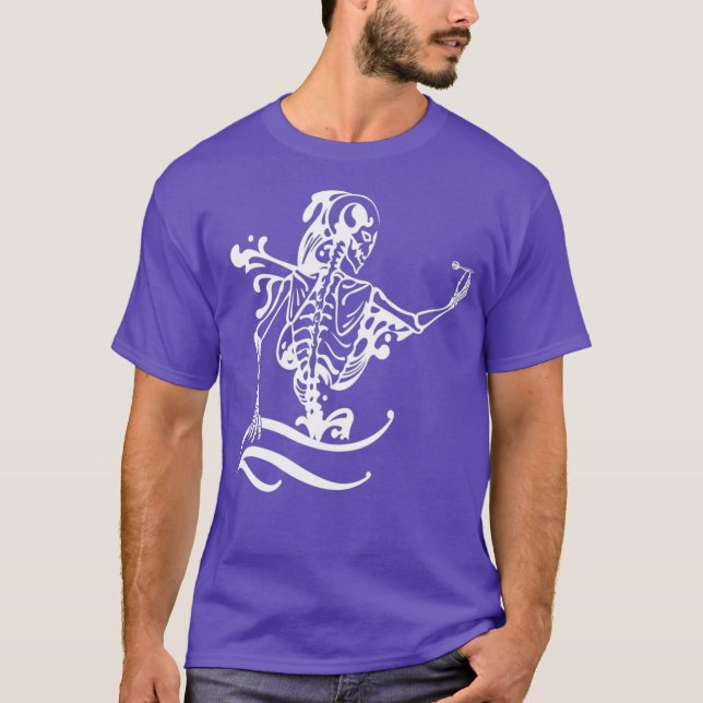 Darts Skeleton Dart Player T-Shirt (Front)