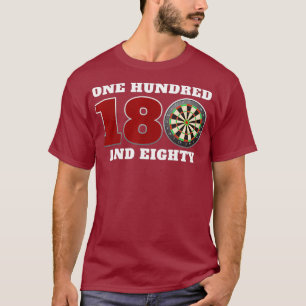Darts Trikot 180 One Hundred and Eighty - Darts T-Shirt
