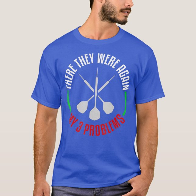 Darts Tshirt Funny Team I Dart Player Present (Front)