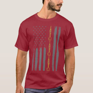 Darts us flag darts player T-Shirt