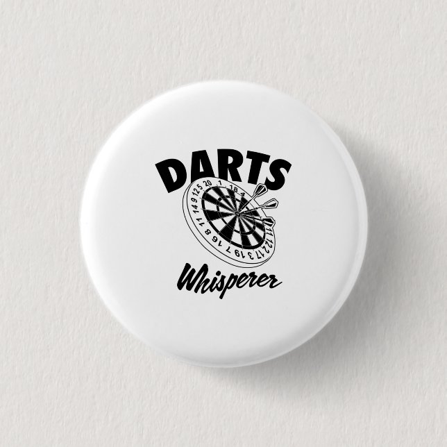 Darts Whisperer 3 Cm Round Badge (Front)