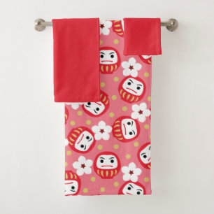 Daruma Bath Towel Set