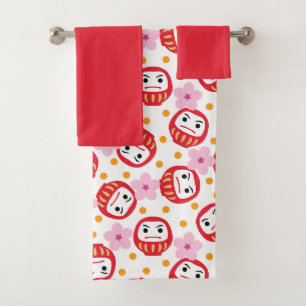 Daruma Bath Towel Set