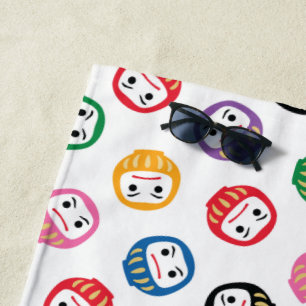 Daruma Beach Towel