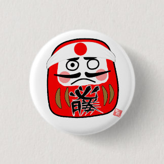 Daruma Can Badge (Must Win)