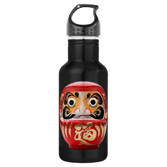 Daruma doll 532 ml water bottle (Front)