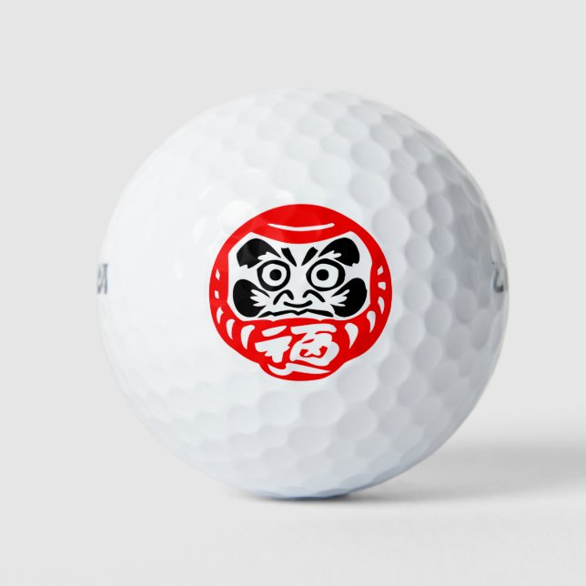 Daruma doll golf balls (Front)