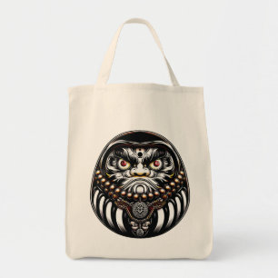 Daruma Doll Japanese Art Tote Bag