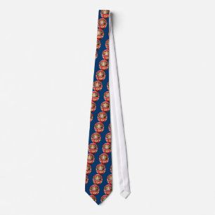 Daruma doll tie