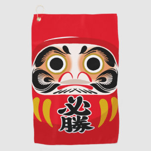 Daruma doll (traditional Japanese good luck charm) Golf Towel