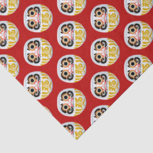 Daruma doll (traditional Japanese good luck charm) Tissue Paper
