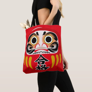 Daruma doll (traditional Japanese good luck charm) Tote Bag