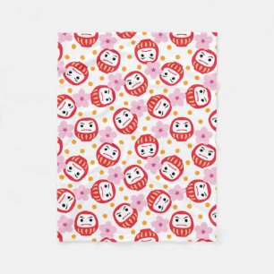 Daruma Fleece Blanket