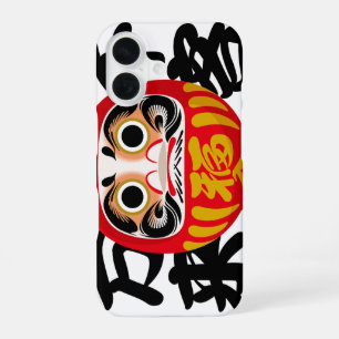 Daruma for Welcoming Many Guests & Business Flow iPhone 16 Case