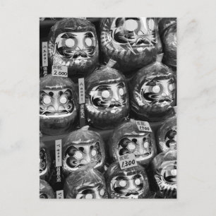 Daruma Good Luck Dolls of Japan Postcard