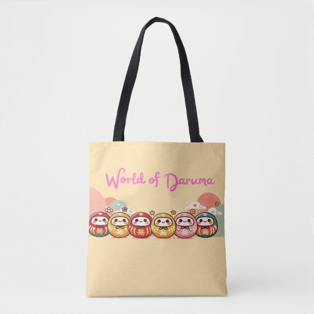 Daruma-mania Tote Bag (Front)