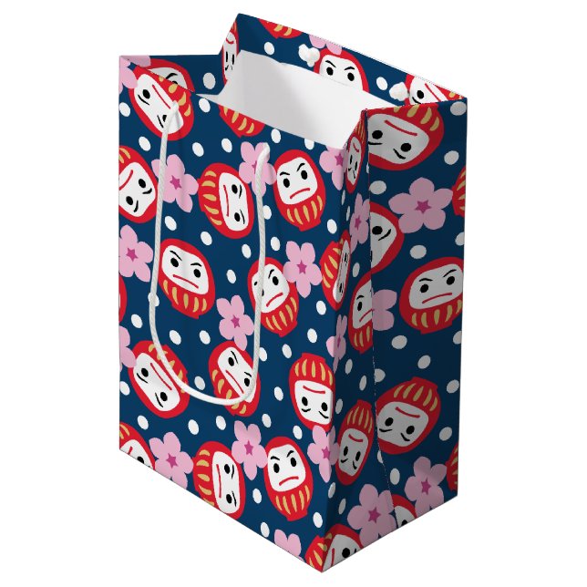 Daruma Medium Gift Bag (Front Angled)