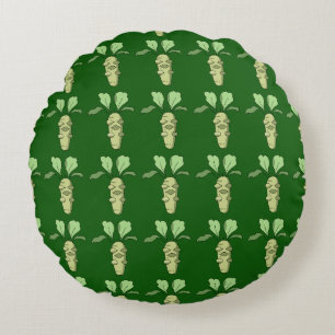 Daruma Round Cushion