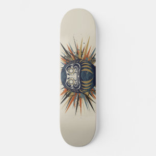 Daruma Skateboard – Japanese Ukiyo-e Inspired Art