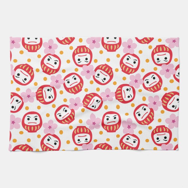 Daruma Tea Towel (Horizontal)