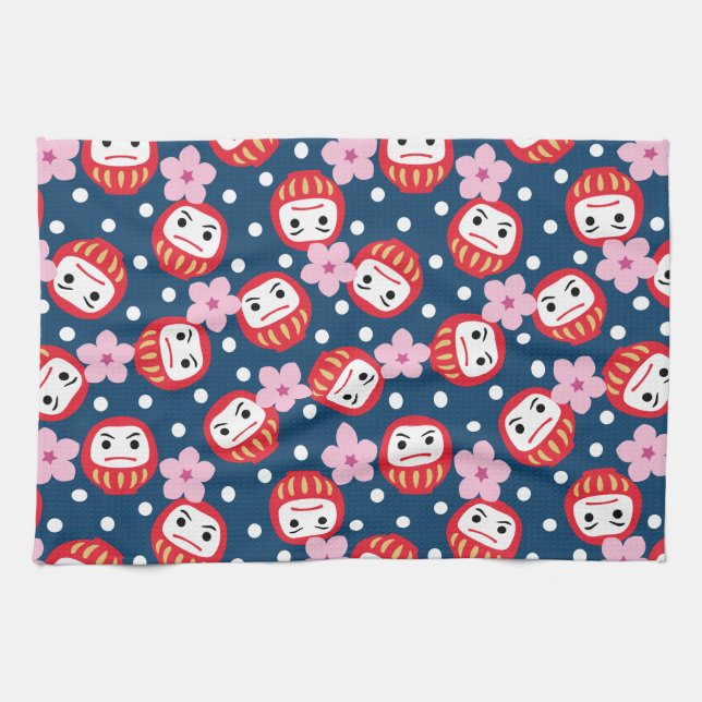 Daruma Tea Towel (Horizontal)