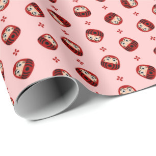 Daruma Wrapping Paper