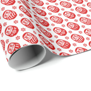 Daruma Wrapping Paper