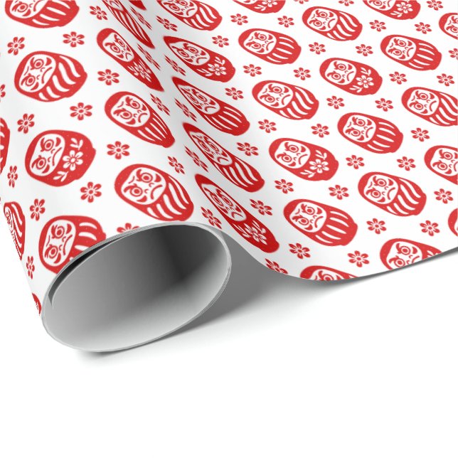 Daruma Wrapping Paper (Roll Corner)