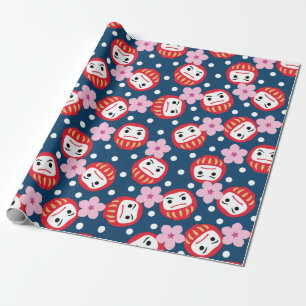 Daruma Wrapping Paper