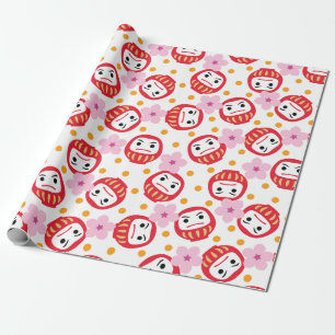 Daruma Wrapping Paper