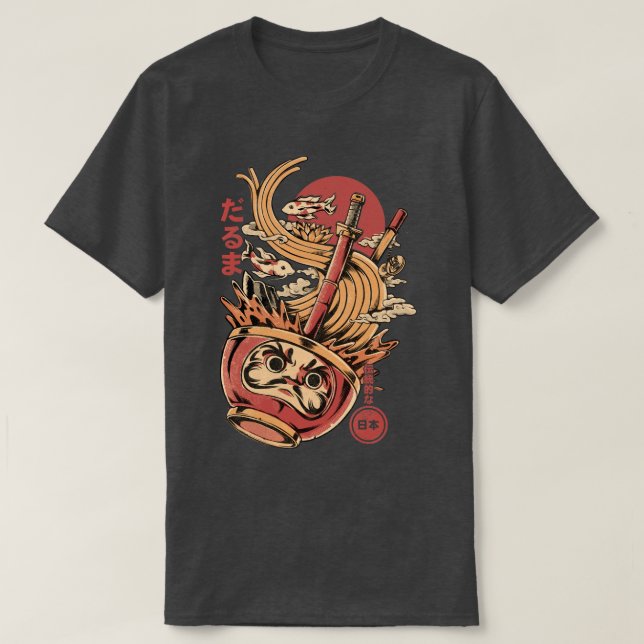 Darumas Ramen  T-Shirt (Design Front)