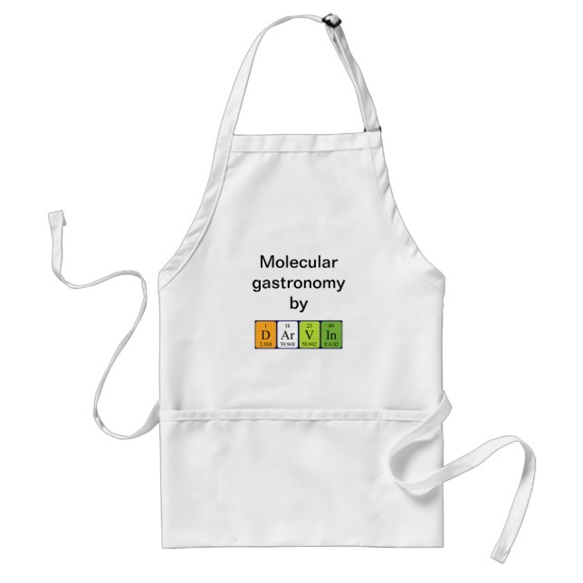 Darvin periodic table name apron (Front)