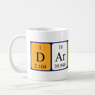 Darvin periodic table name mug